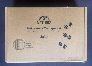 Katzennetz transparent Verpackung Vorderseite