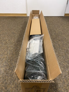 Mobiler Gartenzaun eingepackt