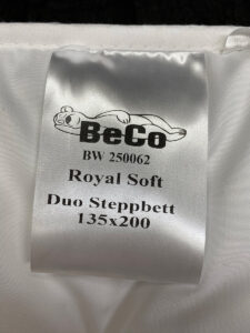 BeCo Royal Soft Etikett