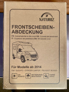 Frontscheibenabdeckung-Vorderseite