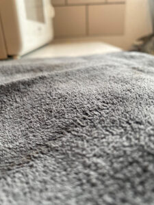 Microfaser-Tuch-Nahaufnahme-Stoff