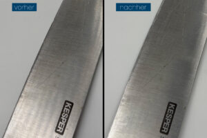 Messer vorher & nachher