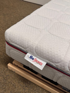 Prototyp - Matratze mit Logo BeSports