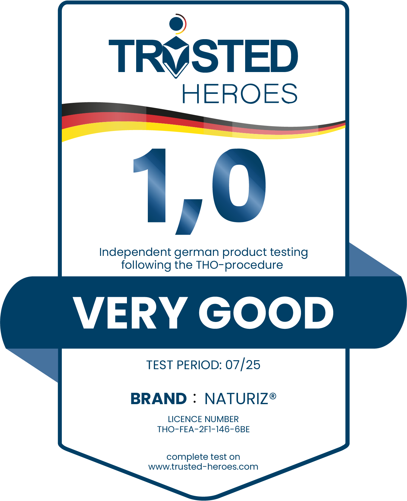 Trusted Heroes Naturiz mit Note sehr gut 1,0